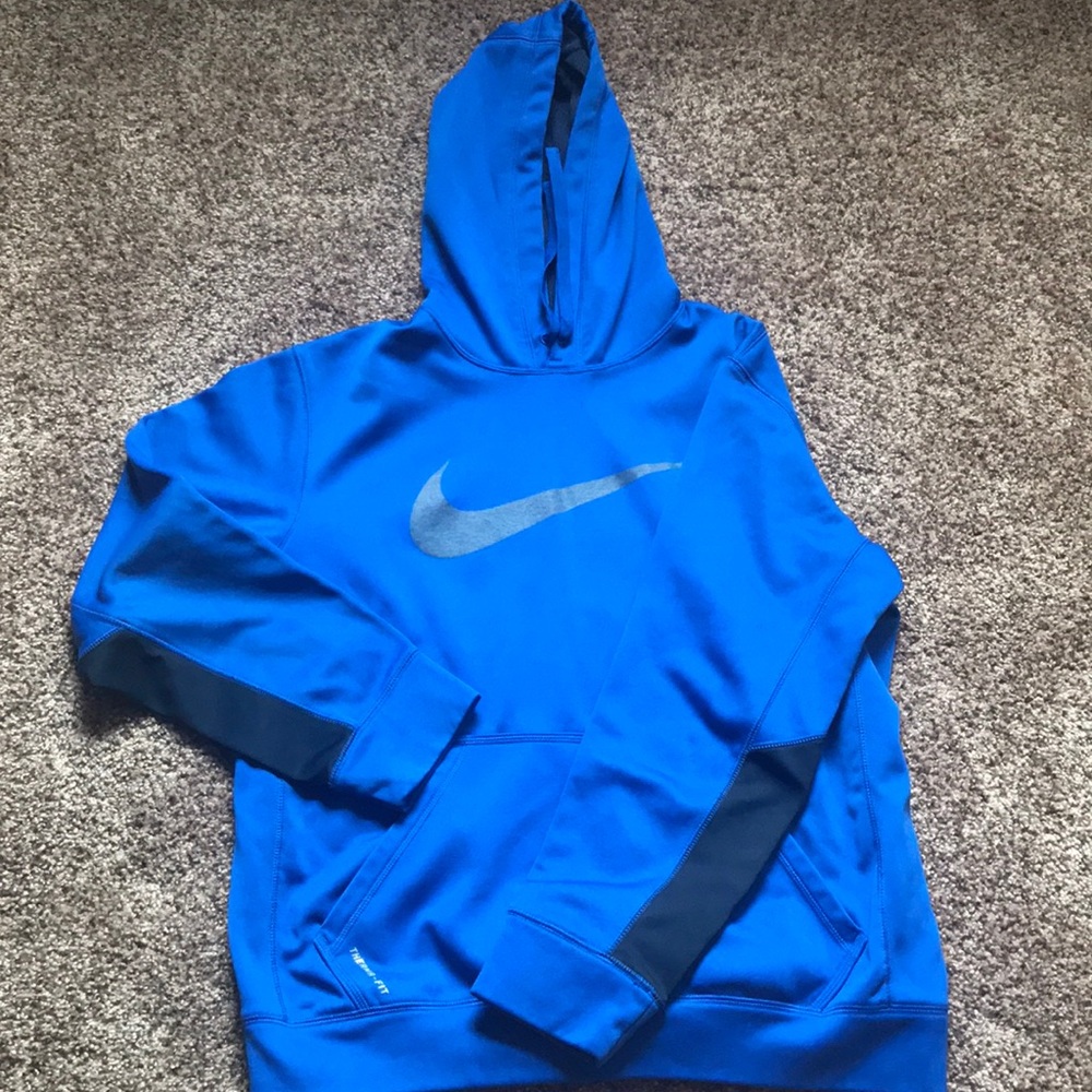 Blue nike sweatshirt